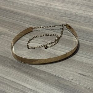 Fashion Nova gold metal chain belt 🆕